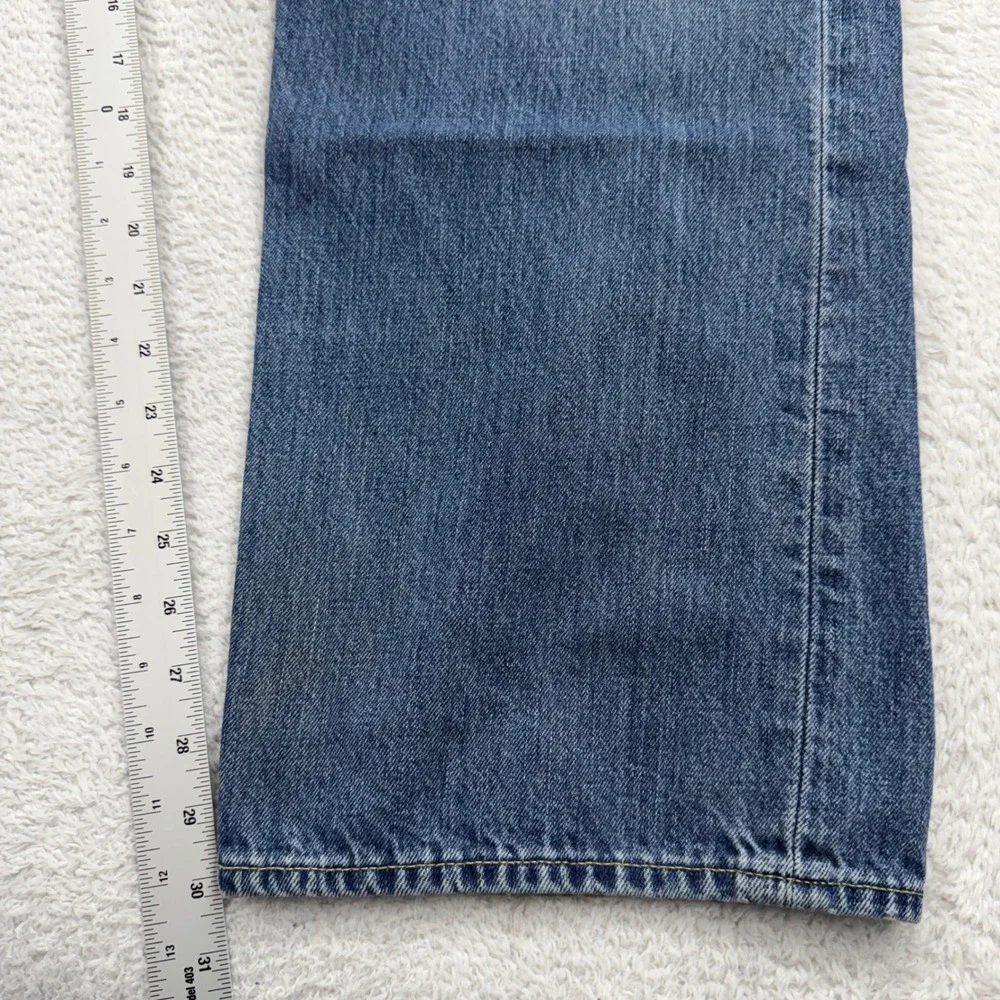 Polo Ralph Lauren Classic 867 Men Blue Straight Leg Denim Jean 42x32 Medium Wash